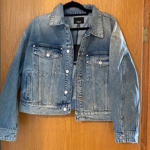 NWT Hudson Brea Swing Trucker Jacket Light Wash